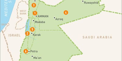 અમ્માન જોર્ડન પર નકશો