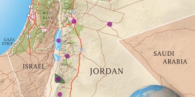 Kingdom of Jordan નકશો